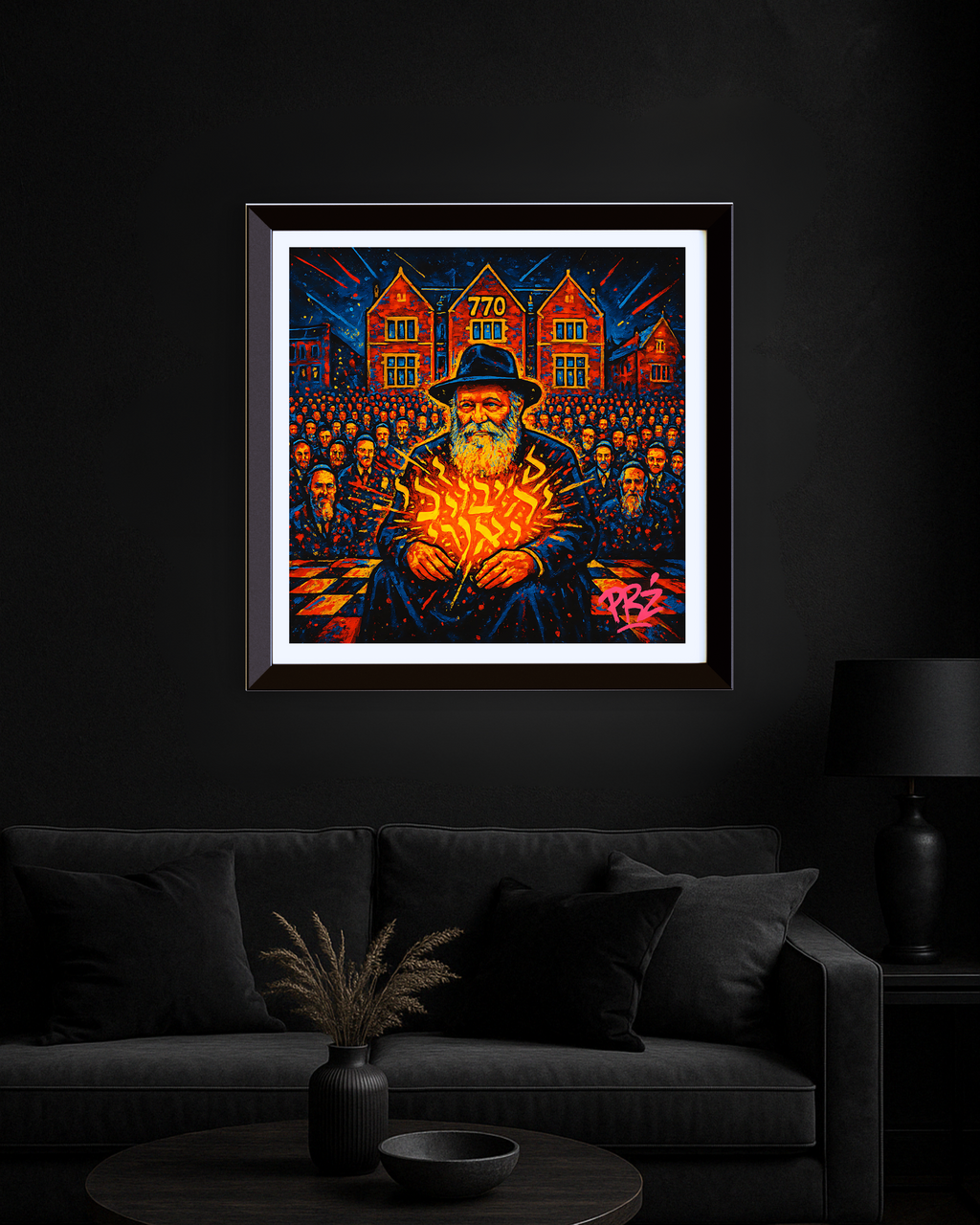 Dimensional Light of 770 – Mystical Judaic Canvas