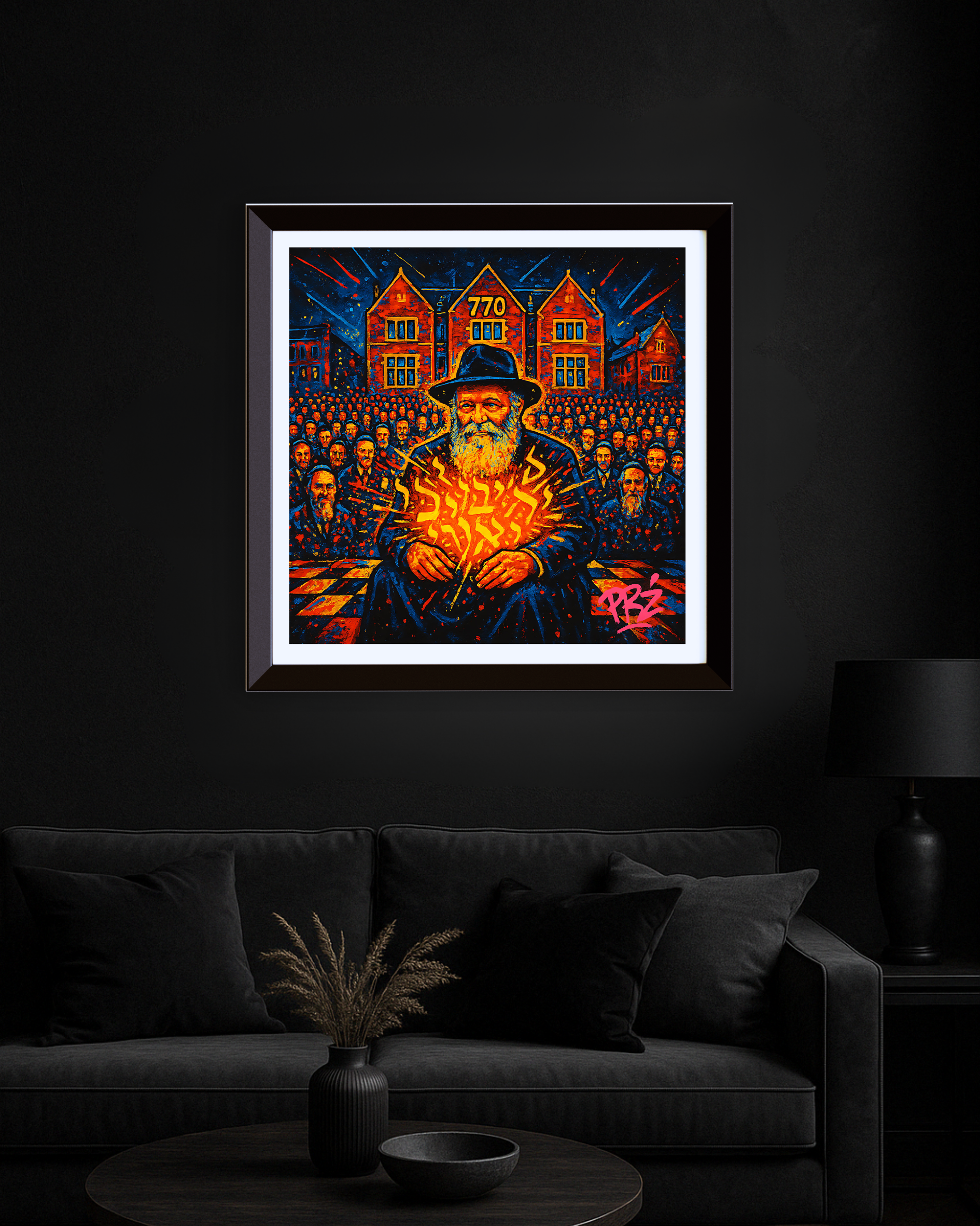 Dimensional Light of 770 – Mystical Judaic Canvas